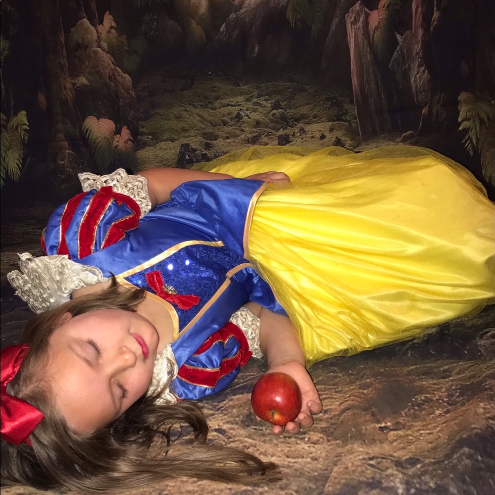 Snow White Disney Designer Collection Costume Girls Size 5/6.